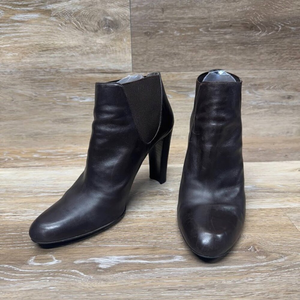 Stuart Weitzman Brown Ankle Boots Women's Size 9